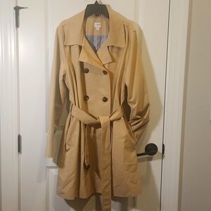 JCrew Khaki trench coat